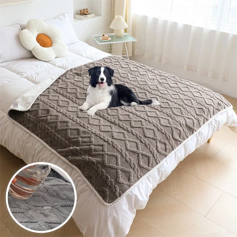

Bedspread Pads Blanket Pets Winter Warm Bed Mattress Blankets Cover Kids Dogs Cats Mat Washable Non-Slip Sofa Bed Sheet Covers