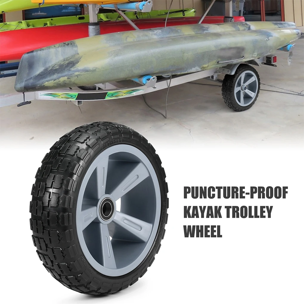 

10 Inch Universal Kayak Tires Paddleboard Wheel Heavy Duty Replacement Parts Puncture-proof Tyre Water Sports Outdoor