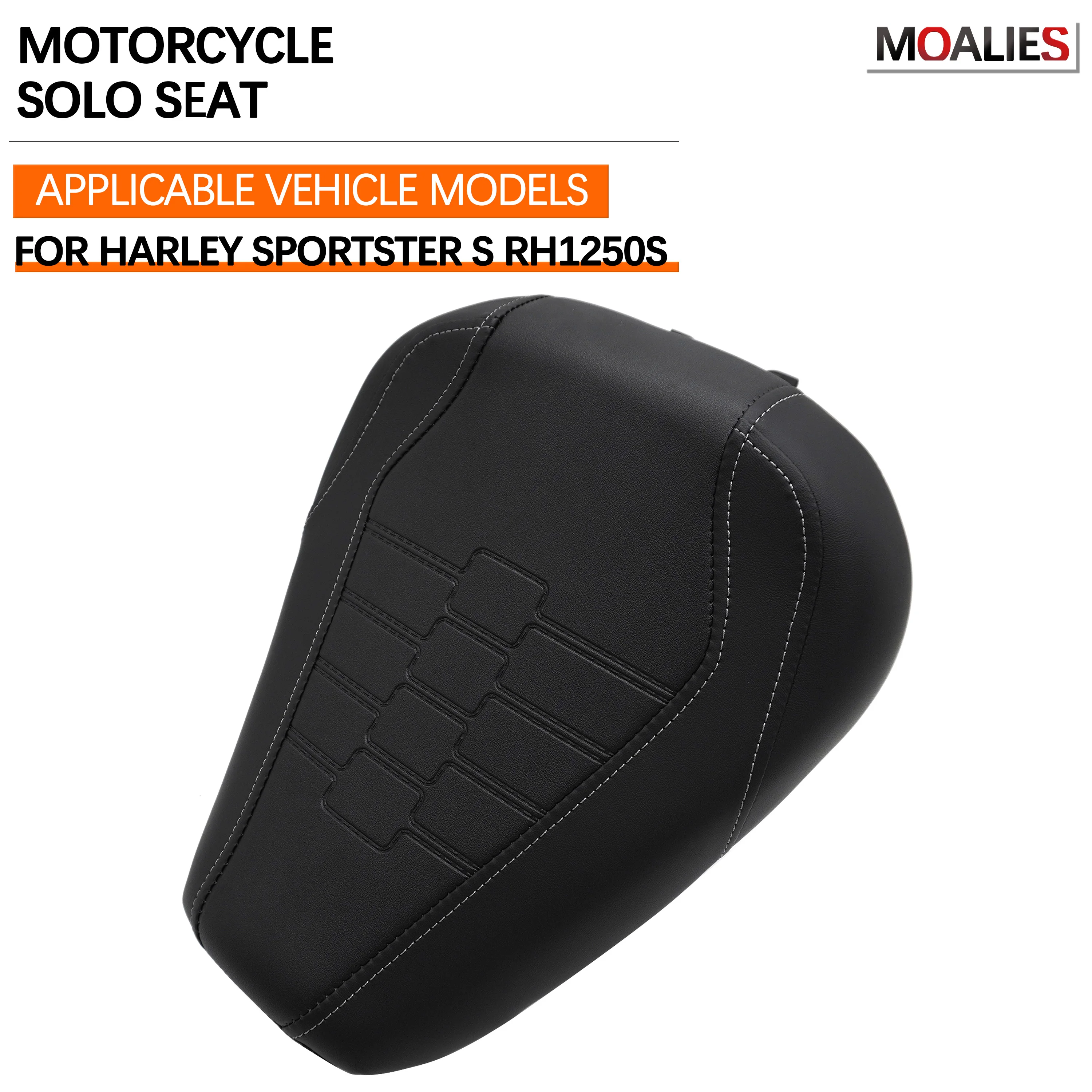 

Для Harley Sportster S RH1250S RH 1250 2021 2022 2023, мотоциклетные соло-сиденья, кожаное седло для водителя, подушка для водителя