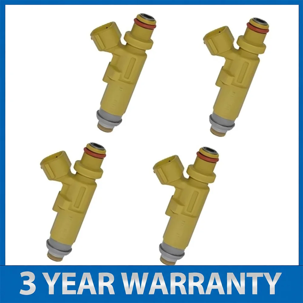 Фото Комплект из 4 форсунок (23250-11130) для Toyota Corolla EE111 1995-2004, 4E-FE, 5E-FE, ET196 1.8L, 1.6L (аналог 23209-11130) №1