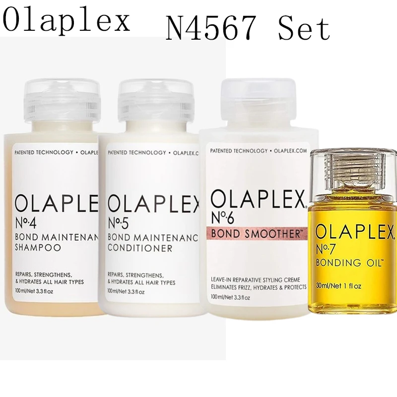 

4PCS Olaplex No.4/5/6/7 Set Hair Shampoo And Conditioner Anti-high Temperature Repair Bonding Oils Hair Nursing Hair Mask