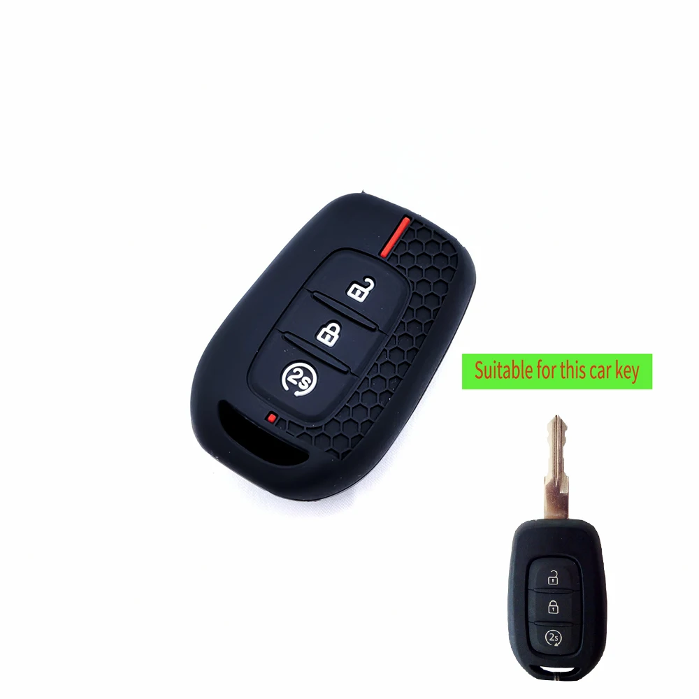 

Чехол для автомобильного ключа для Renault Kwid Traffic Symbol для Dacia Sandero Logan Duster 2016 2017 2018, держатель для брелока с 2/3 кнопками