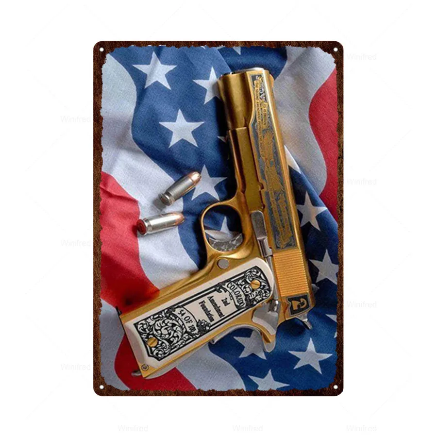 

Desert Eagle Gun Metal Tin Sign Poster Vintage Metal Plaque Bedroom Garage Vintage Plate Bar Pub Home Decor Iron Painting Gift