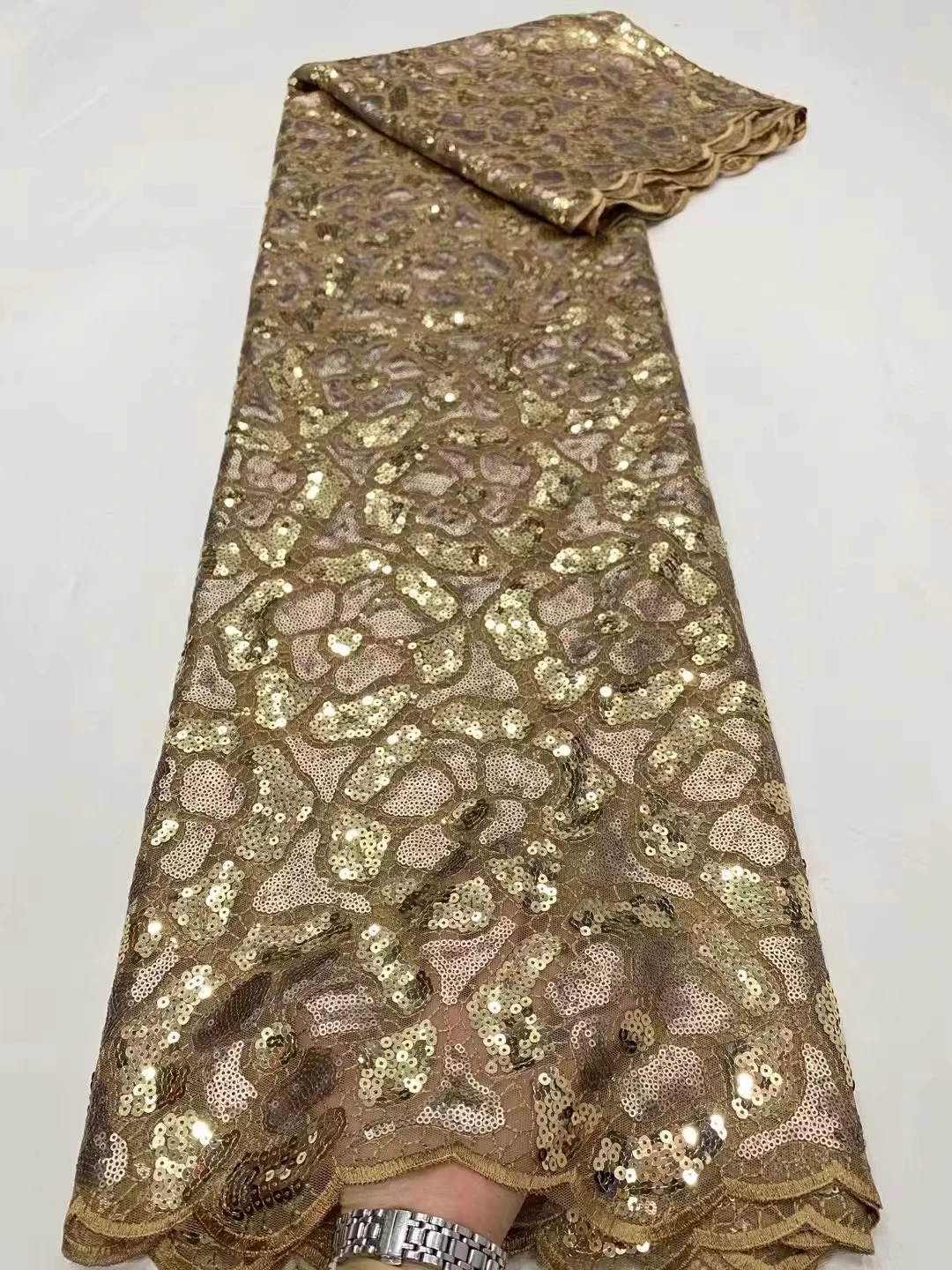 NDPN111 белый + синий вышитый французский тюль кружева с блестками красивые цветы