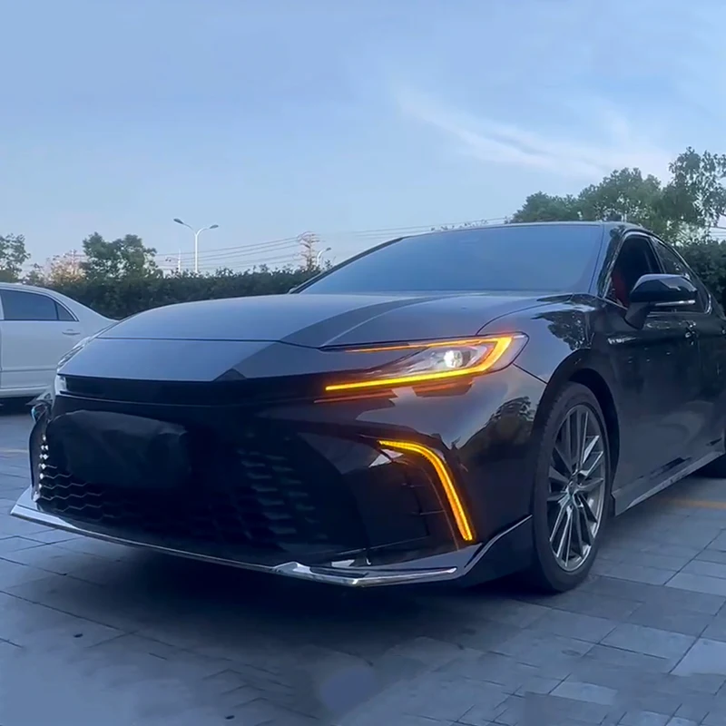 Фото Подходит для 24 лет Toyota Camry SE XSE, передний бампер, дневной рабочий свет, передний противотуманный фонарь, Задний сигнал поворота №5