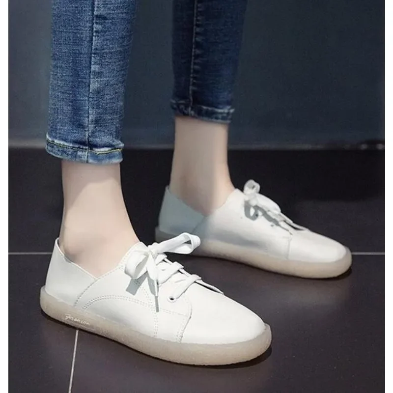 Zapatos informales con suela gruesa para mujer zapatillas vulcanizadas parejas deportivas talla grande 43.