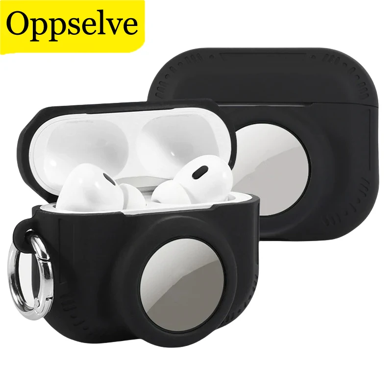 Силиконовый чехол для Airpods Pro 2/Airtag 2 в 1