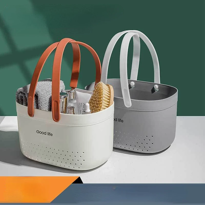 

Портативная корзина для ванны, пластиковая корзина для ванны для студентов, корзина для хранения шампуня для ванной и душа, косметические к...