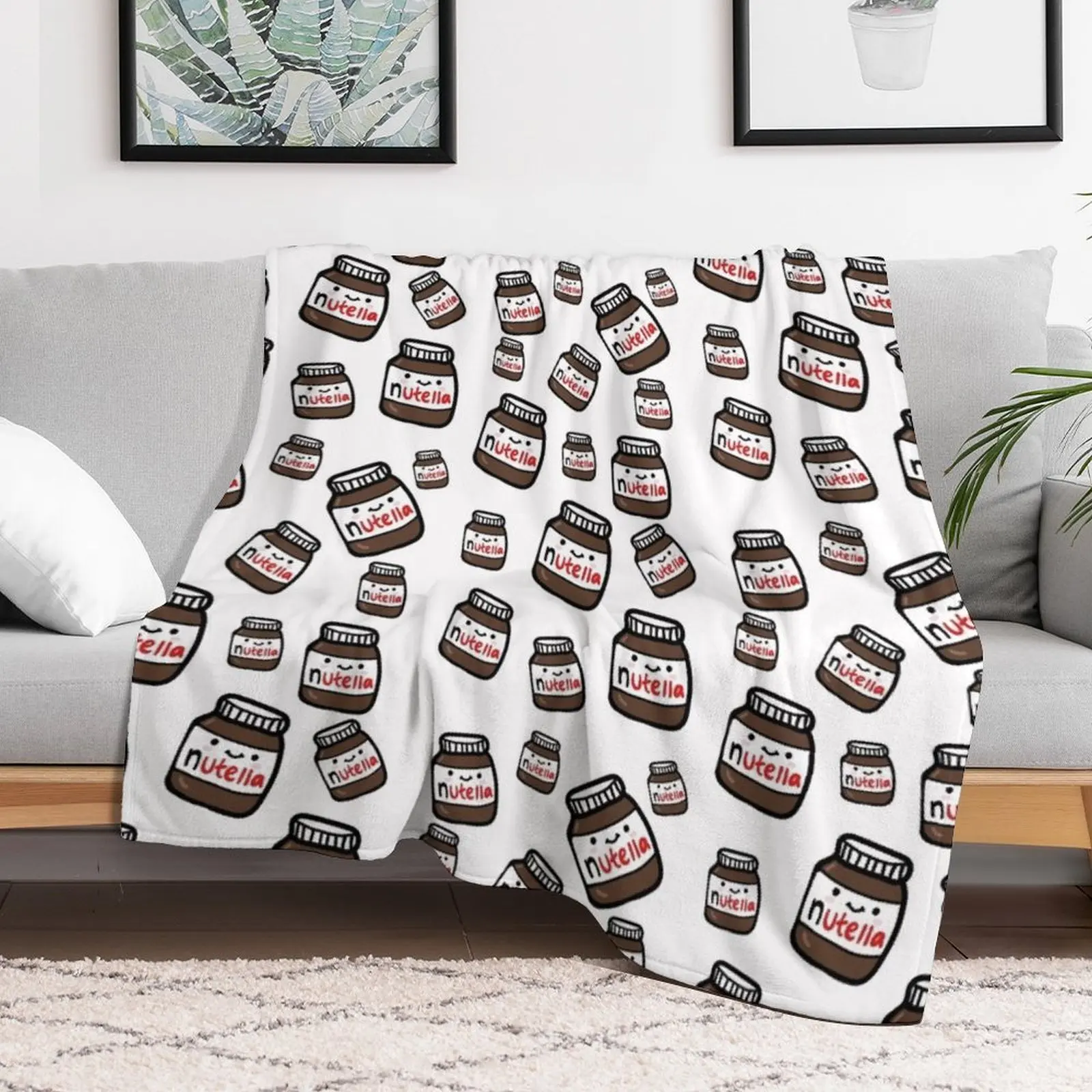 Милые наклейки Неттелла одеяло фланелевая ткань мягкие кровати движущиеся