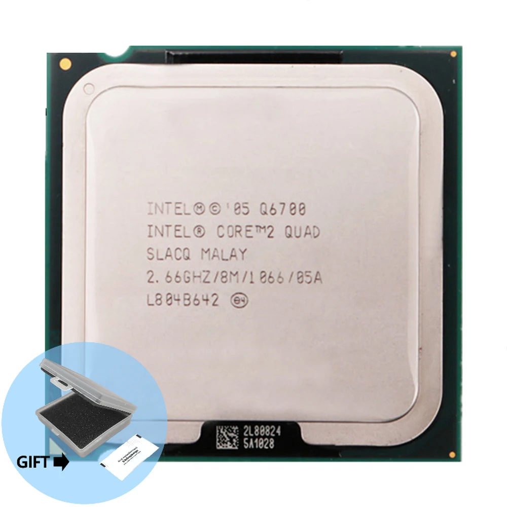 

Четырехъядерный процессор Intel Core2 Q6700 CPU (8M кэш, 2,660 ГГц, 1066 МГц FSB) LGA775, процессор для ПК, настольного компьютера