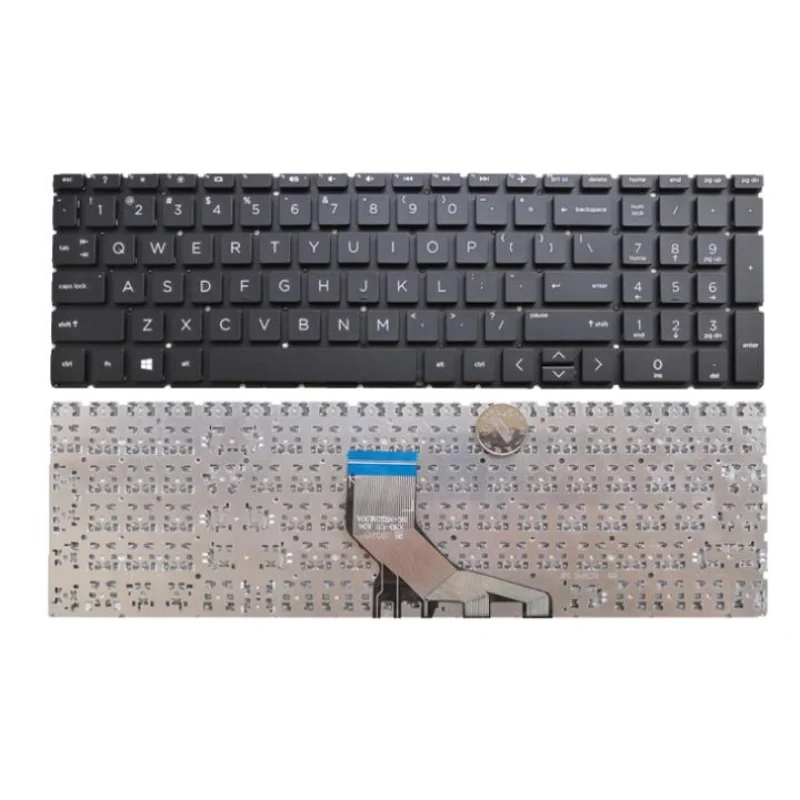 

NEW Laptop US English Keyboard Black For HP 15-DA 15-DB 15-DX 15-CX TPN-C136 C135 C133 NSK-XNTPC