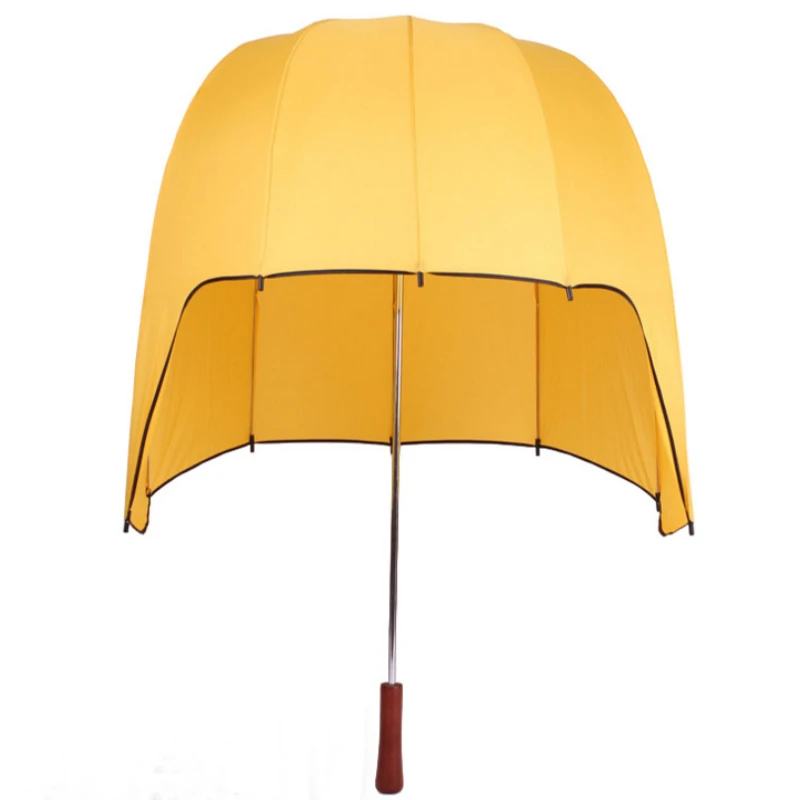 

Anti-thunder windproof fiberglass helmet outdoor sport golf umbrella promotion mushroom shape hat dome sunshade rain gear