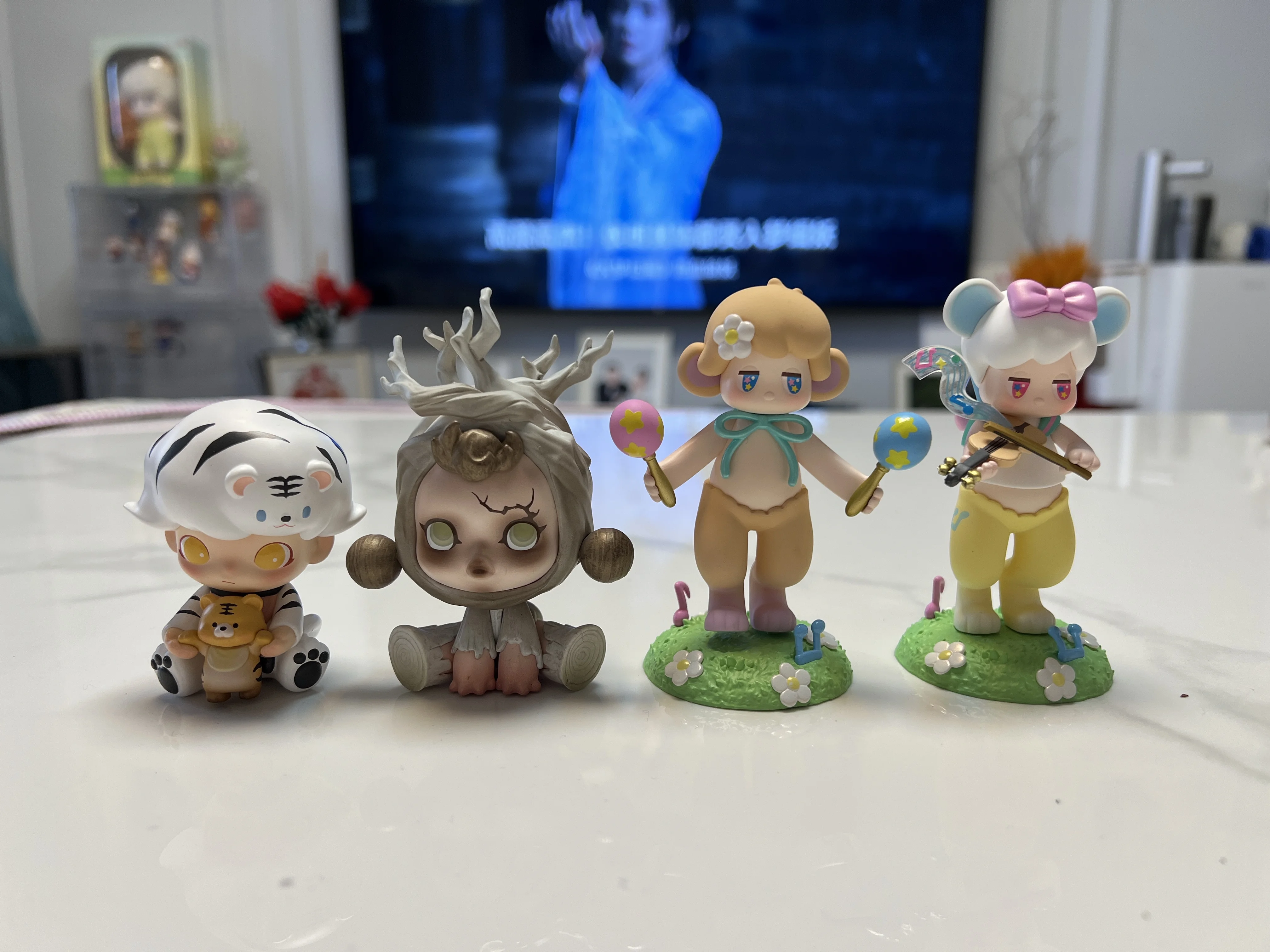 Симпатичные димбу животные королевство серии слепая коробка модель куклы