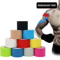 kcooma 5 size 100 cotton elastic kinesiology tape sport physiotherapy recovery bandage for running knee muscle protector