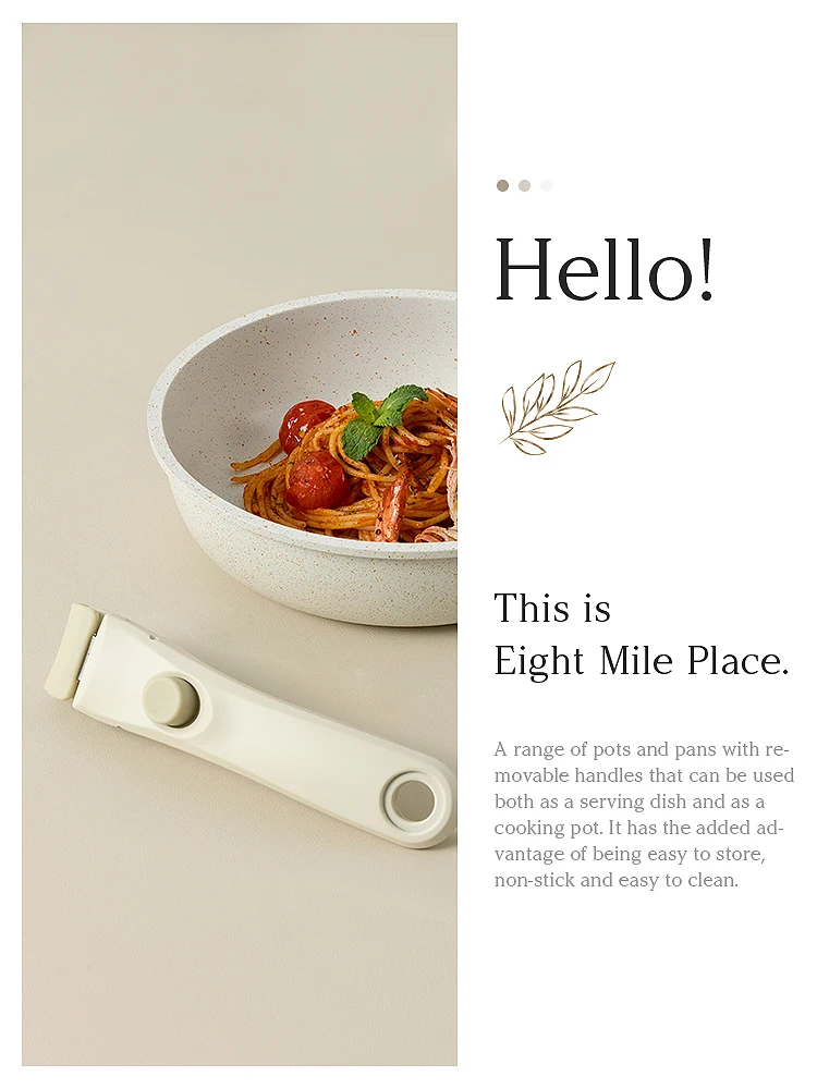 Съемная ручка высококачественный медицинский камень антипригарная плита