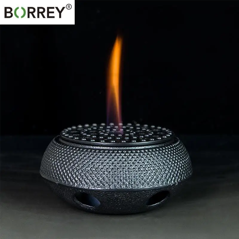 

Чугунный держатель для чайника BORREY, подставка для согревания кофе и чая, подсвечник, нагревательная основа для чая, аксессуары для чая