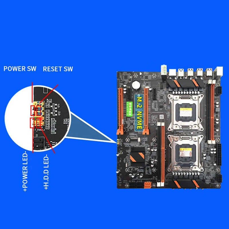 Материнская плата X79 LGA2011-3 DDR4 двухканальная поддерживает 2x32g | Компьютеры и офис