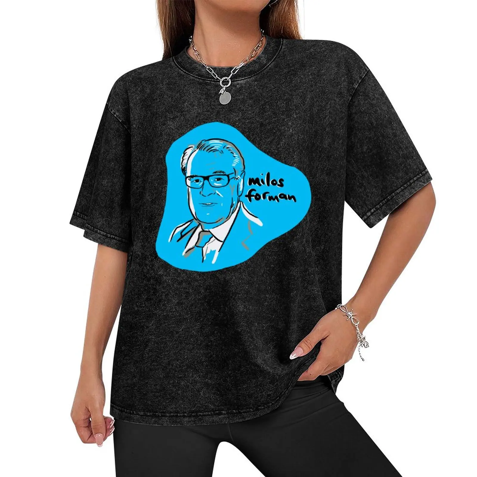 Футболка Milos Forman персонализированная футболка винтажная рубашка с аниме