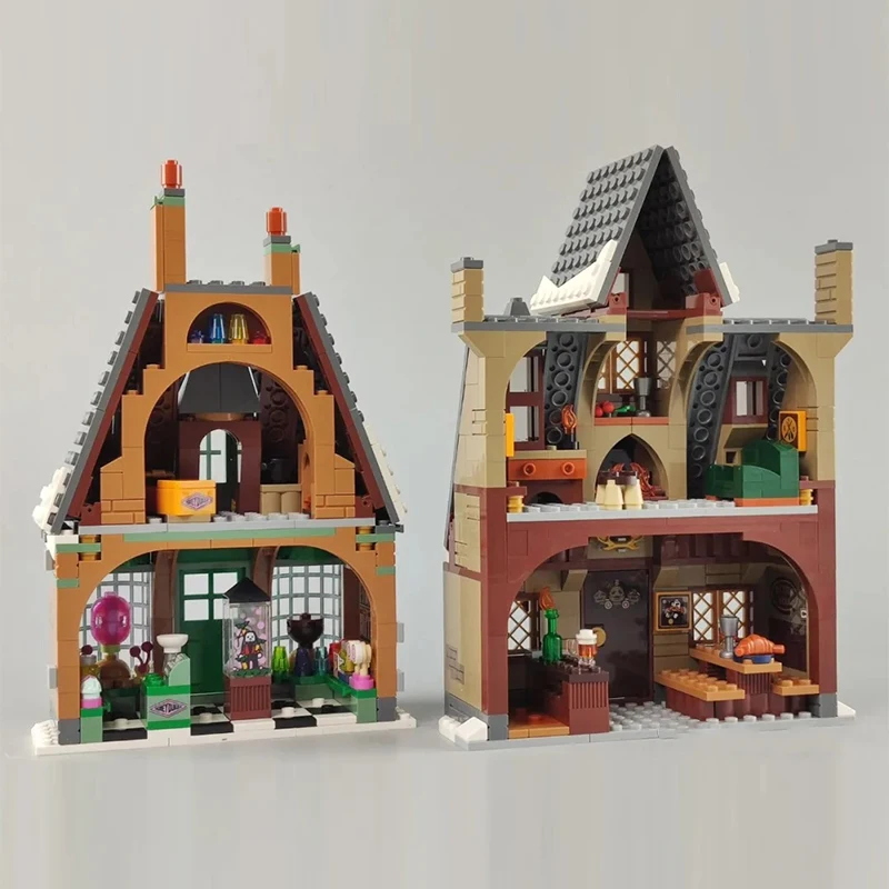 851 шт. креативные строительные блоки 76388 с 7 фигурками MOC игрушки подарок для детей