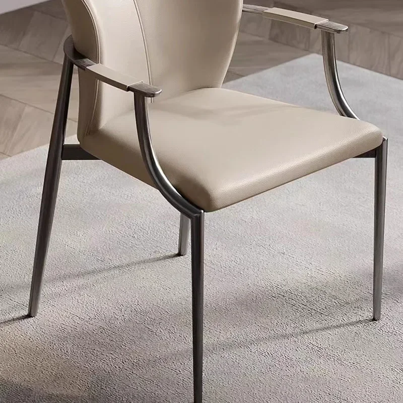 Металлический обеденный стул Regale с обивкой уникальный стояк удобные обеденные