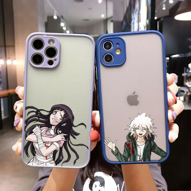 

Anime Danganronpa Phone Case Matte Translucent For IPhone Apple 12Pro 13 11 Pro Max Mini Xs X Xr 7 8 6 6s Plus Se 2020 Cover