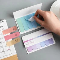 rainbow memo pad cute sticky note little bookmarks planner stickers notepad kawaii stationery office school supplies