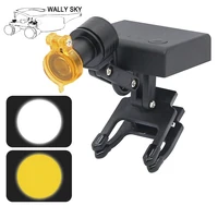 wireless led dental head lamp 5w dentist surgery headlight for dental magnifier and eyeglasses with glasses clip yellow filter