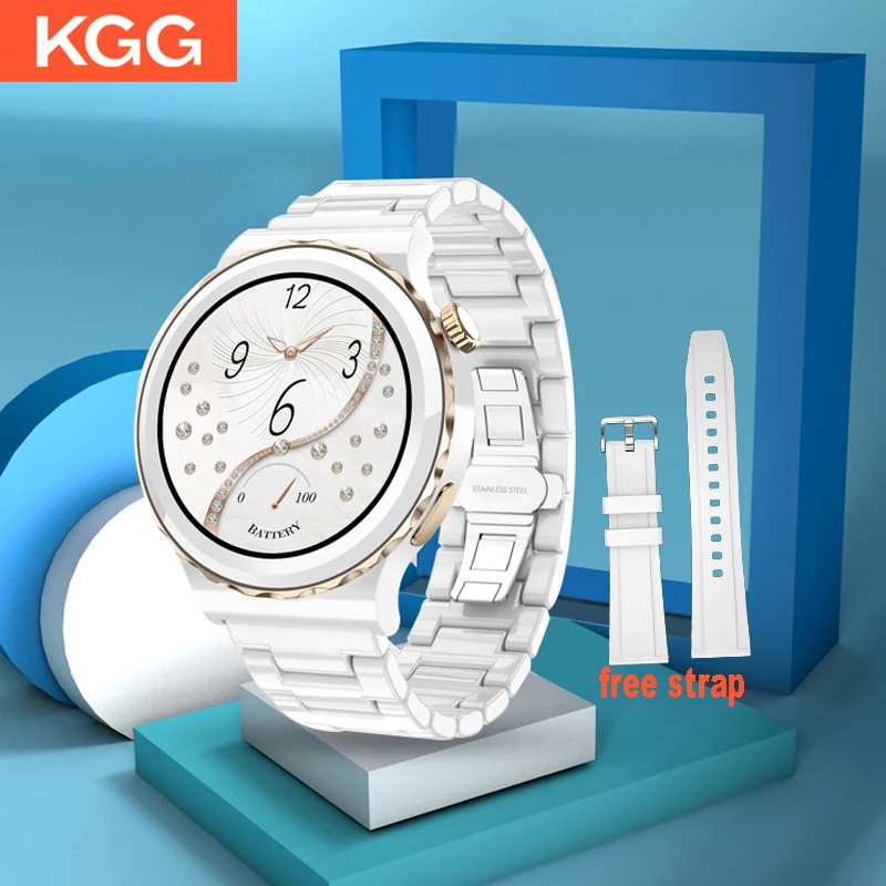 

Women Smart Watch Fashion Female Wristwatch GPS Sport Tracker Bluetooth Call Blood Oxygen Heart Rate Fitness Bracelet E23