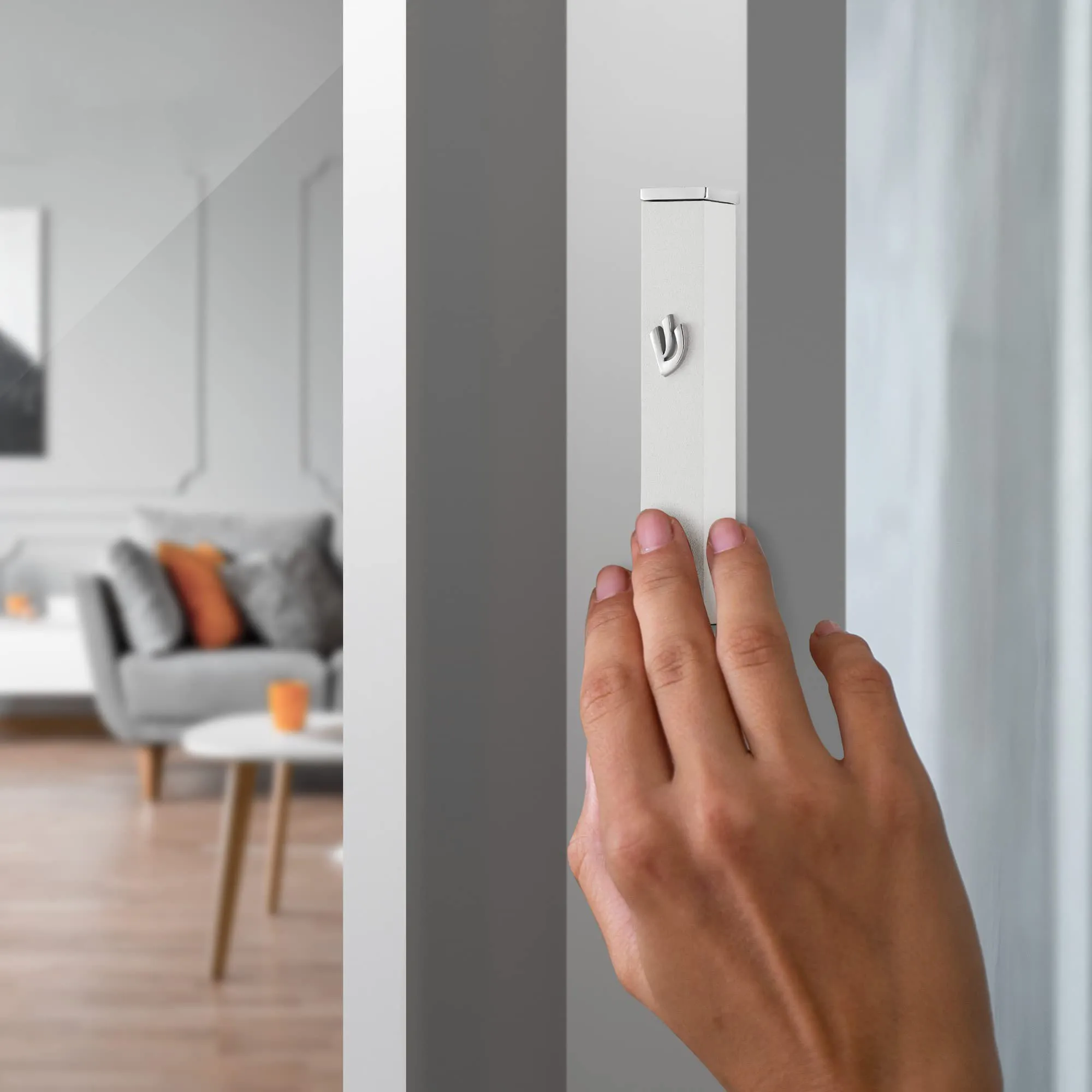 Металлический Mezuzah Judaica Shema благословение иврит домашние дверные украшения