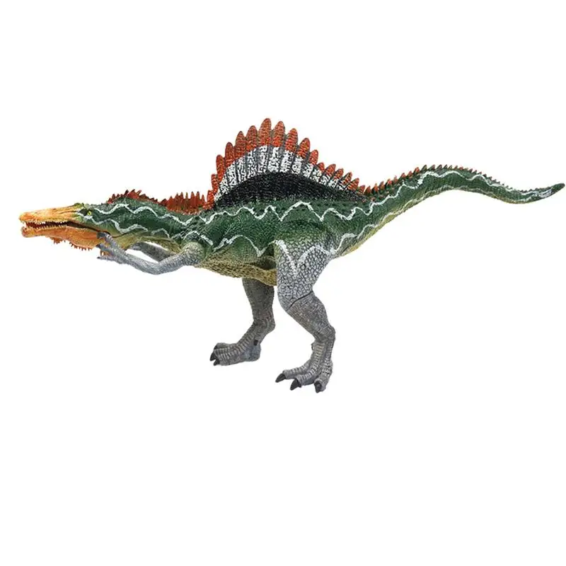 S Toddler Dinosaur Toys Spinosaurus Shape Water-based Paint Clear Texture Great For Children's Christmas Or