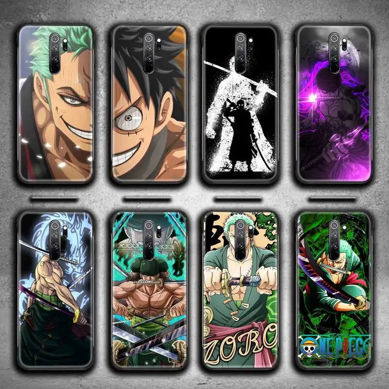 

Anime One Piece Roronoa Zoro Phone Case for Redmi 9A 9 8A Note 11 10 9 8 8T Pro Max K20 K30 K40 Pro