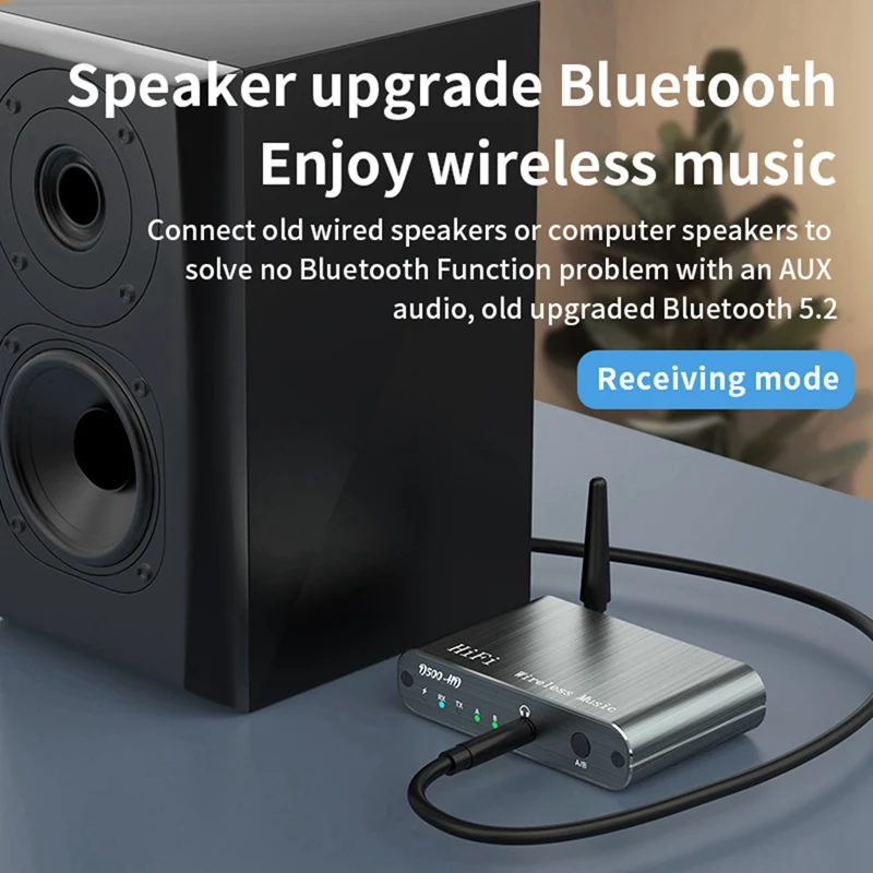 Беспроводной адаптер Hi-Fi AUX Type-C Многоточечный двухточечный процессор качества