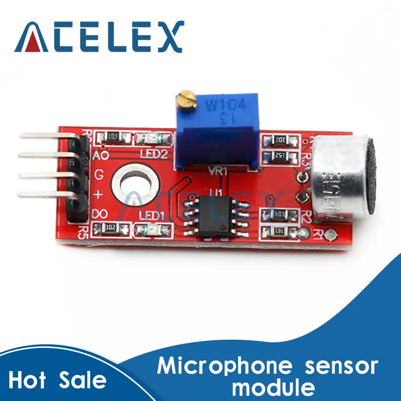 1pcs ky-037 High sensitivity Sound Detection Module for. Microphone sensors. Датчик микрофон полиграф. Измерительные преобразователь на микрофон. Детектор микрофонов