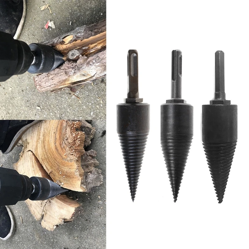 

Firewood Machine Drill Cone Reamer Punch Driver Drill Bit Split Drilling To