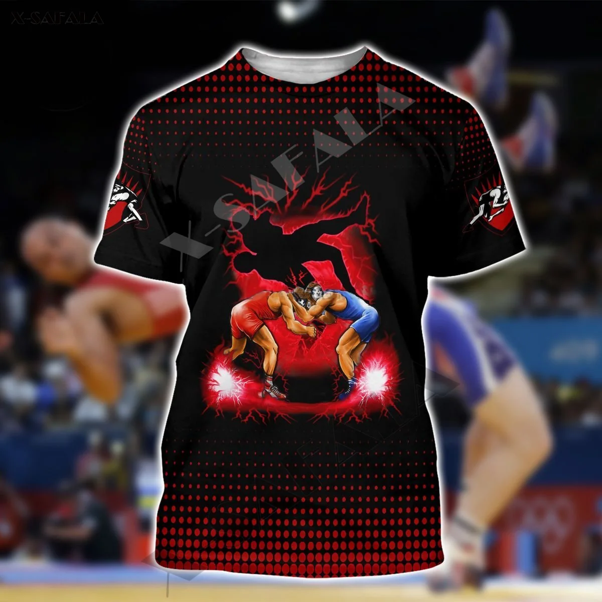 Кросс боксерская борьба тхэквондо 3D принт тонкая футболка Топы футболки мужской