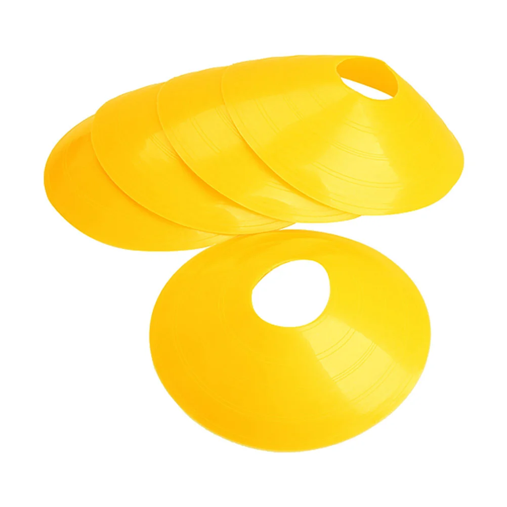 

10 PCS Soccer Training Disc Cone Football Marker Tray Equipment Gear Sign Plate