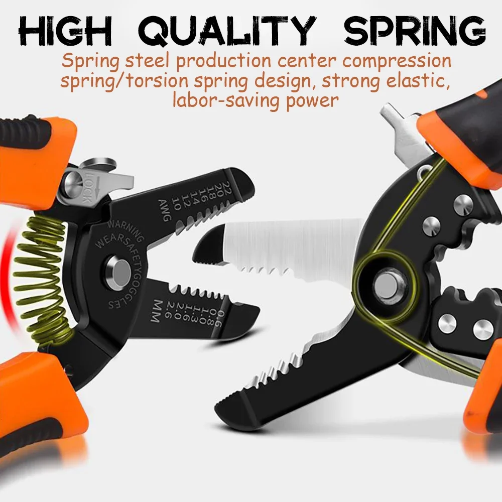 Обжимные Щипцы для снятия изоляции 185 мм