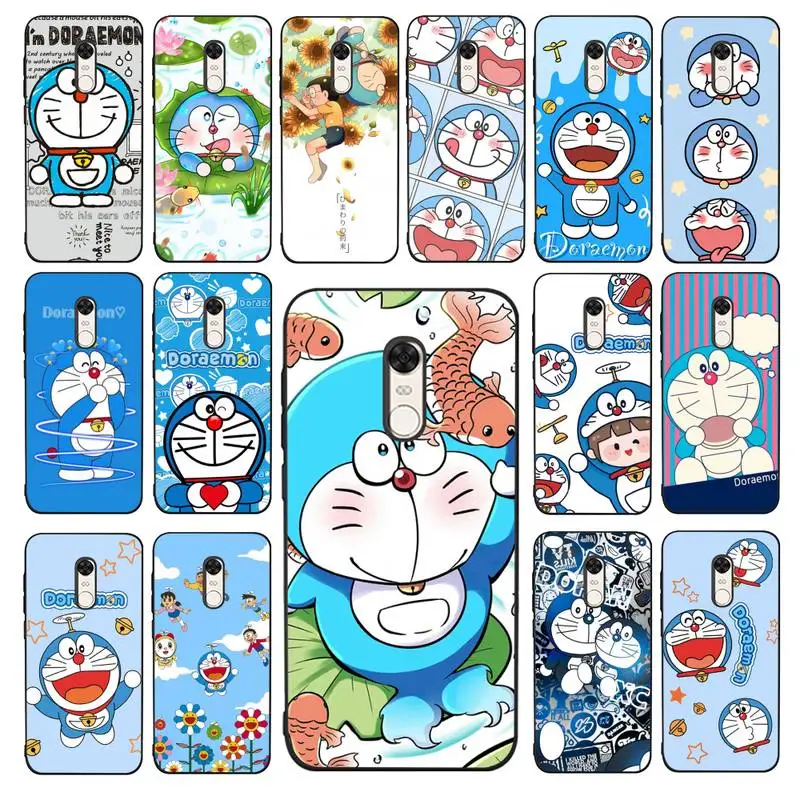 

BANDAI Doraemon Phone Case for Redmi 5 6 7 8 9 A 5plus K20 4X 6 cover