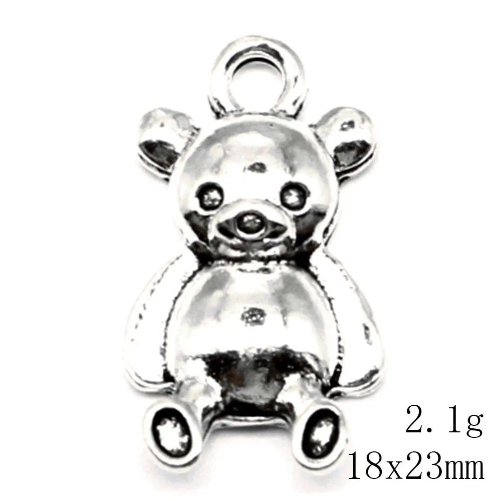 Подвеска в виде медведя для ожерелья модные ювелирные изделия сделай сам детей