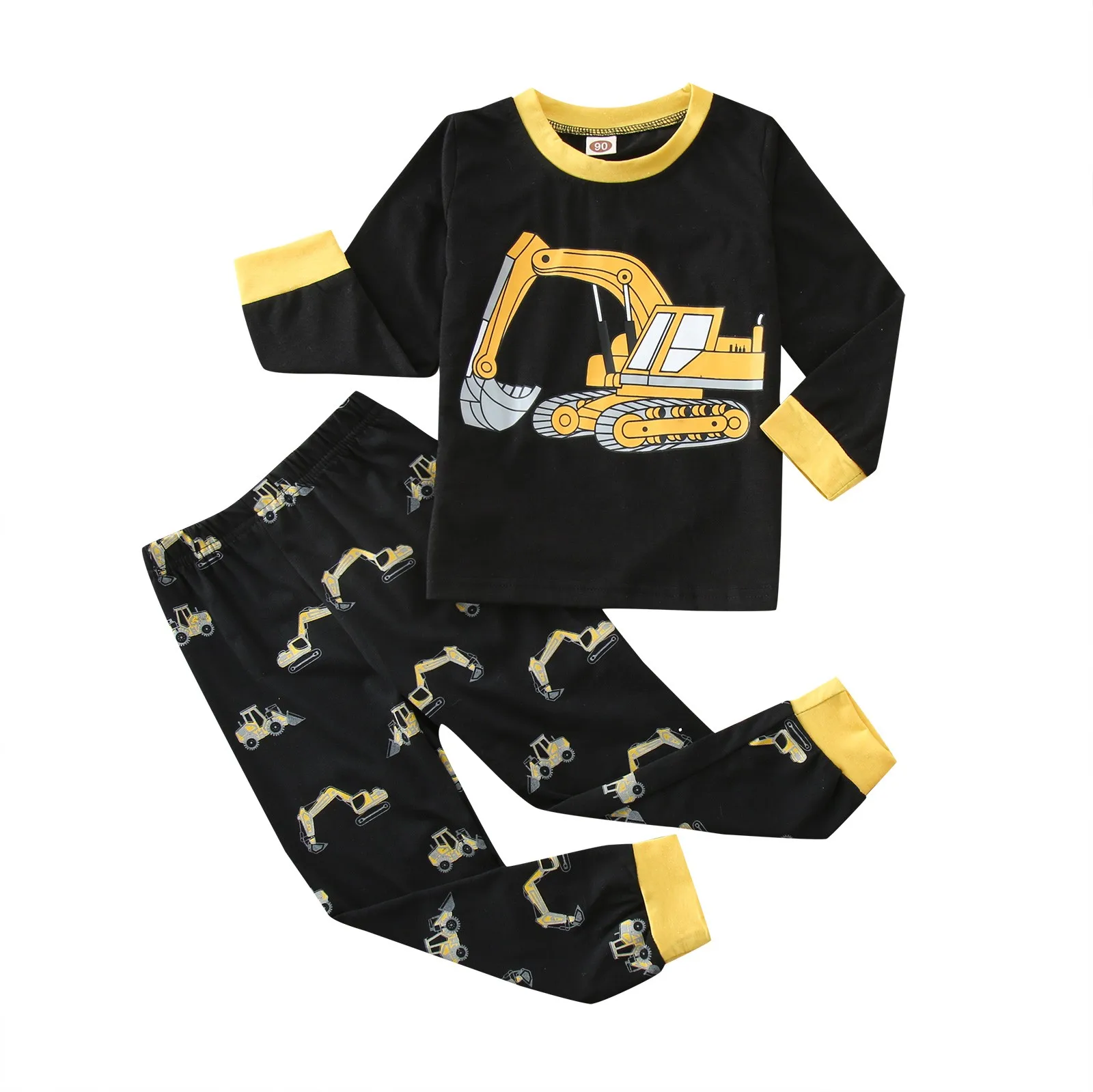 

Sleeve Baby Tops+Pants Girls Kids Set Pajamas Car Long Boys Outfit Printed Cute Baby Gifts for Boys Toddler Outfits for Boys