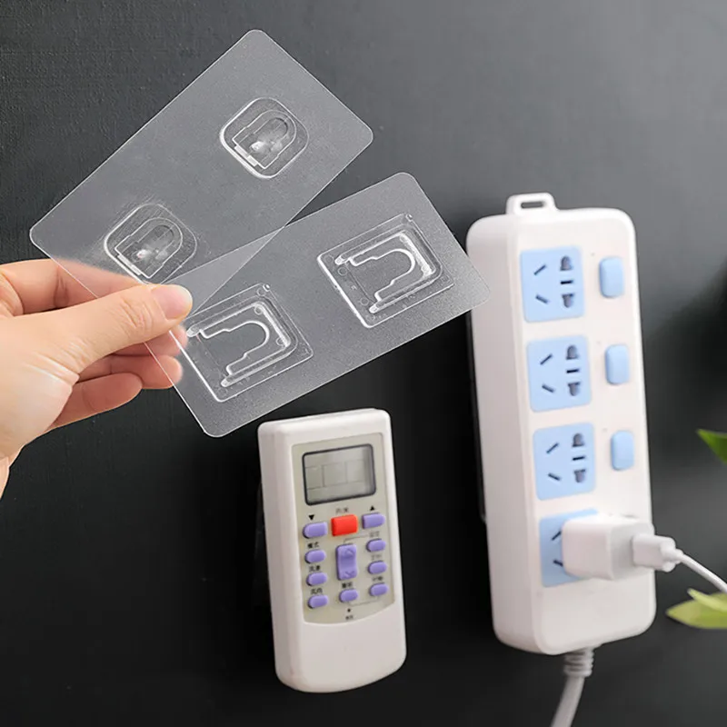 

5pcs Socket Hook Reusable Snap Hook Kit Organizer Double-sided Adhesive Multi-Purpose Hook Sticker Hanger Holder Kitchen QT2032