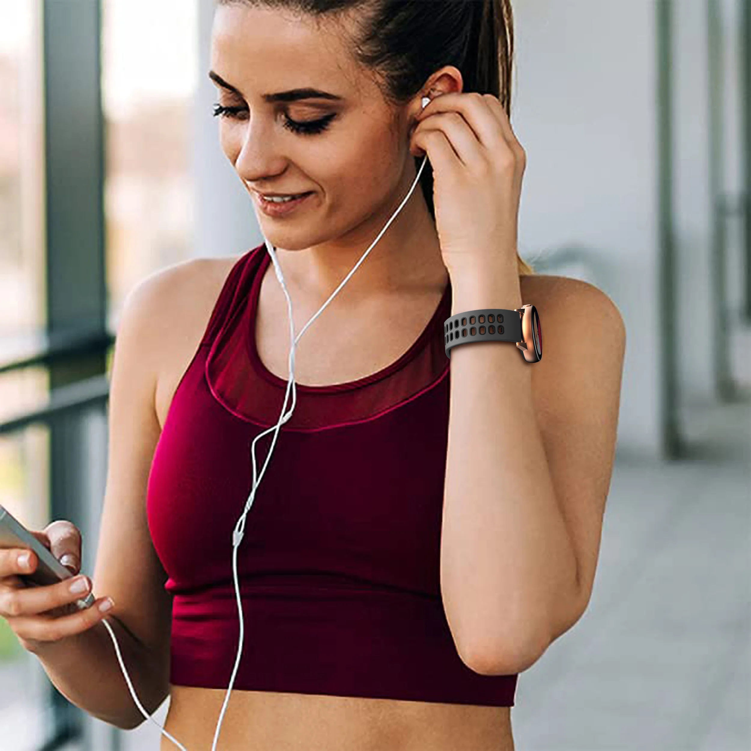 Band For Garmin Move Trend Straps Venu 2 Plus Sport Silicone Bracelet 22mm 20mm Watchbands Forerunner 645 245 955 Belt Correa