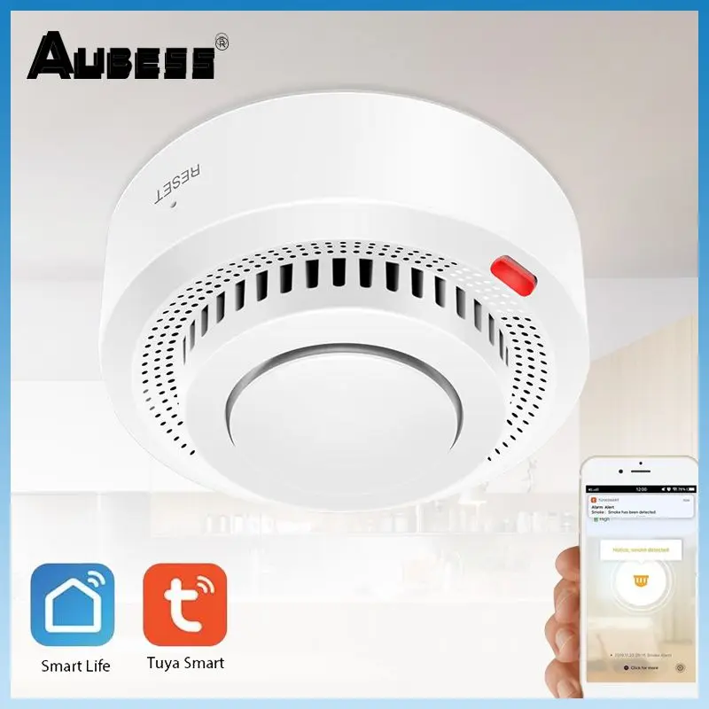 

Смарт-детектор дыма Tuya с дистанционным управлением через приложение