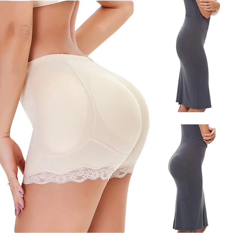 Butt Lifter Pants Women Hip Enhancer Panties Buttocks Booty Shorts Body Shaper Control Panties Fake Ass with Pads Boxer Shorts