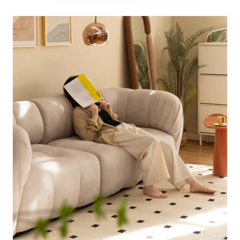 Диван из овечьей ткани современная и Минималистичная гостиная для двух человек