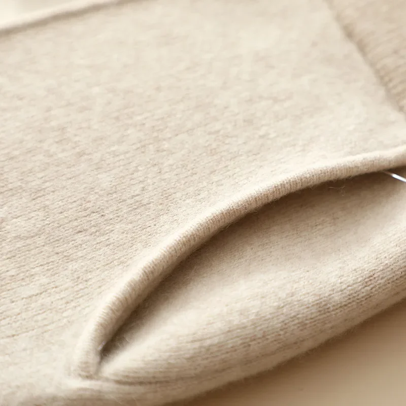 Роскошные зимние модные кашемировые шерстяные брюки женские повседневные