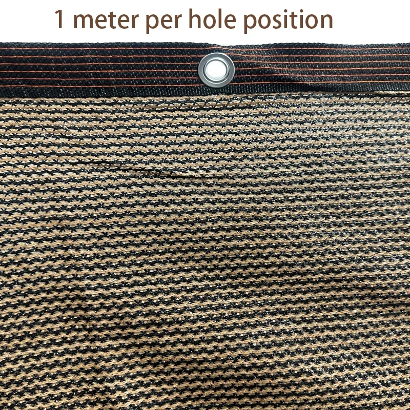 Коричневая Солнцезащитная Сетка С Защитой От Ультрафиолета Парус Из HDPE Материал