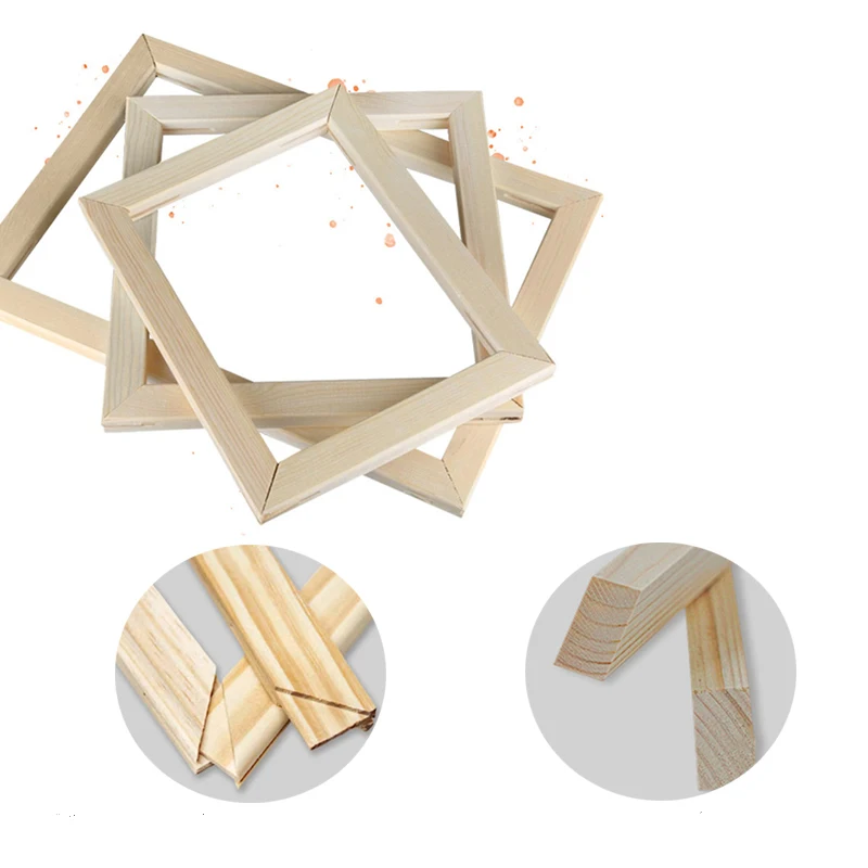 Каркас из соснового дерева для фотографий, масляных картин, алмазной вышивки и постеров.