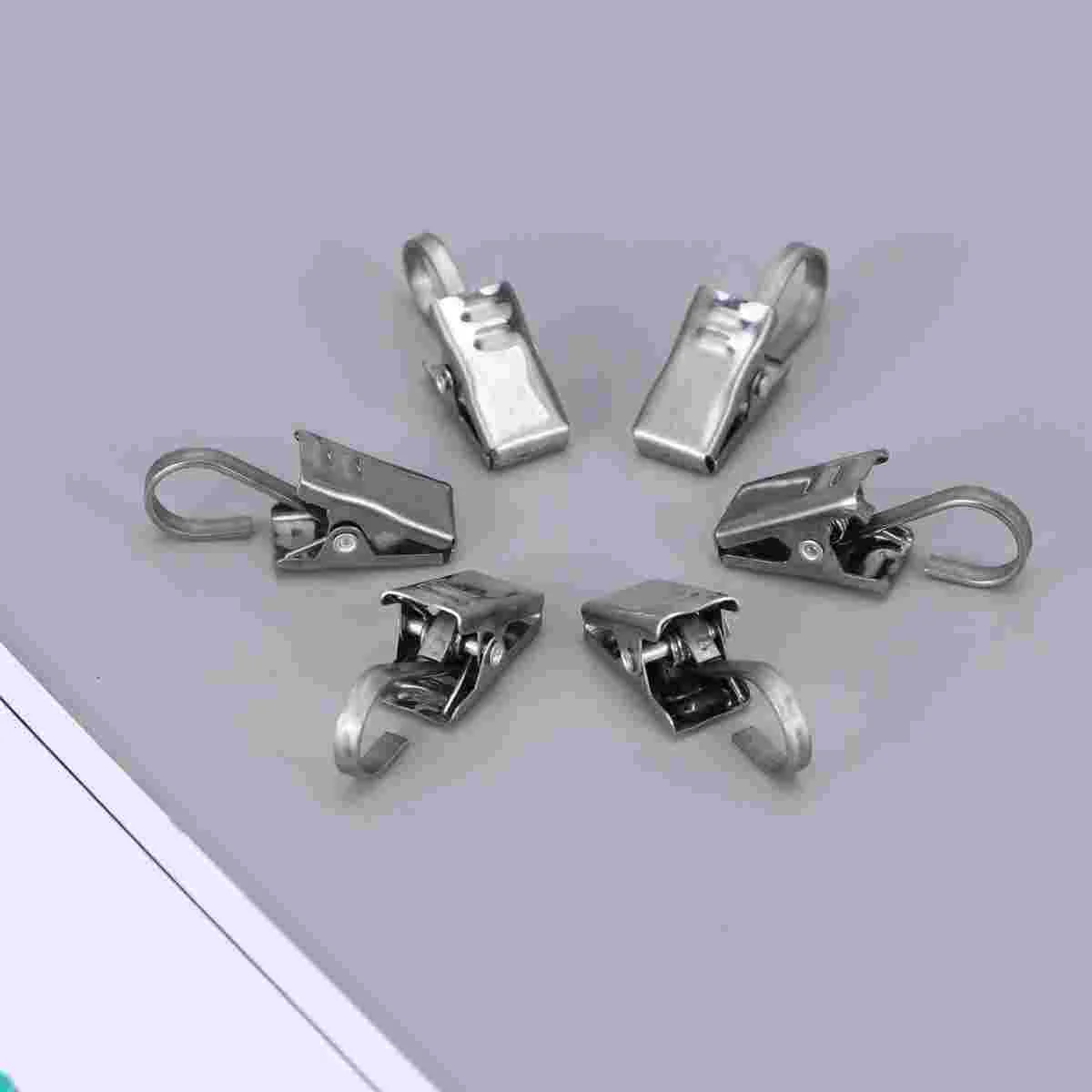 

Curtain Clips Clip Hooks Ring Drapery Hook Rings Shower Curtains Metal Rod Awning Steel Drapes Hangers Duty Heavy Clamps Lights