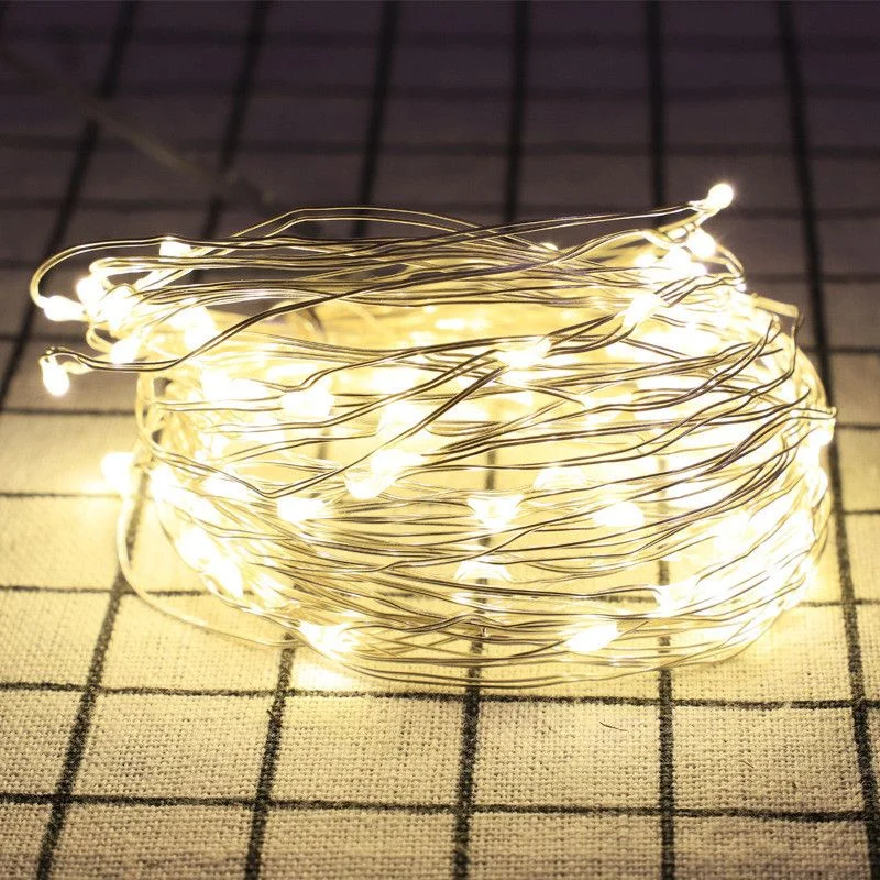 

1-10M LED AA Battery Operated Christmas Lamp Strings Lamp Copper Wire Lamp Yard Garden Wedding Party Decoration LED Fairy Light